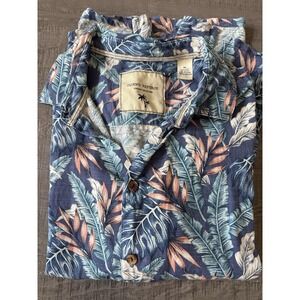 Island Republic Vintage Collection Hawaiian Shirt Men XL 100% Silk‎ Tropical